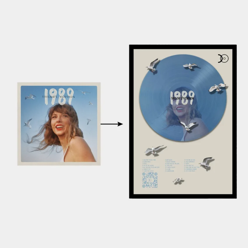 TAYLOR SWIFT – 1989 VINYL WALL ART - Image 2