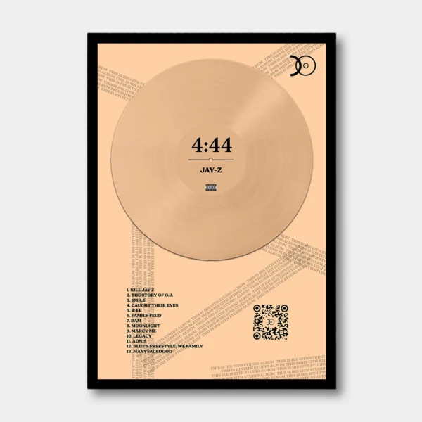JAY-Z – 444 VINYL WALL ART