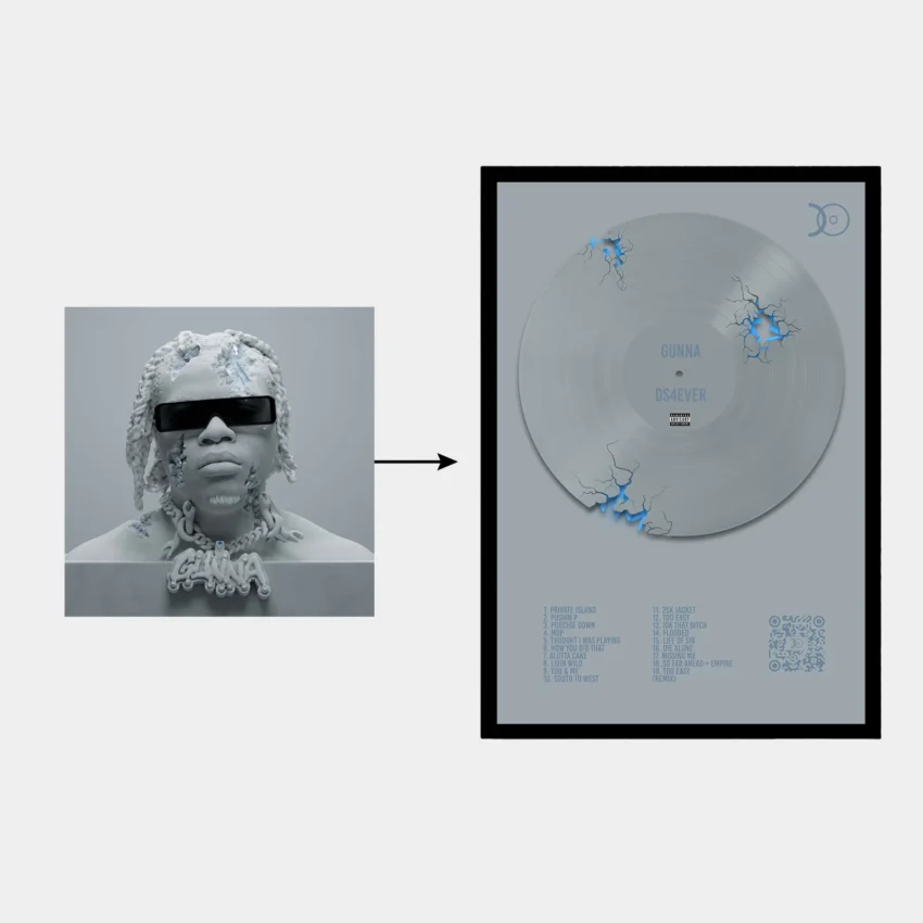 GUNNA – DS4 VINYL WALL ART - Image 2