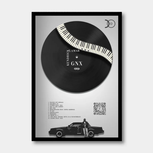 KENDRICK LAMAR – GNX VINYL WALL ART