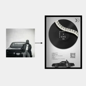 KENDRICK LAMAR – GNX VINYL WALL ART - Image 3