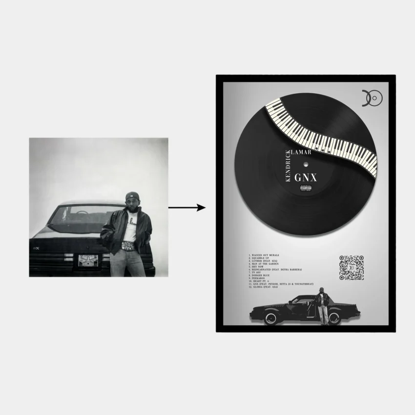 KENDRICK LAMAR – GNX VINYL WALL ART - Image 3