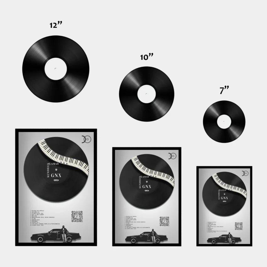 KENDRICK LAMAR – GNX VINYL WALL ART - Image 4