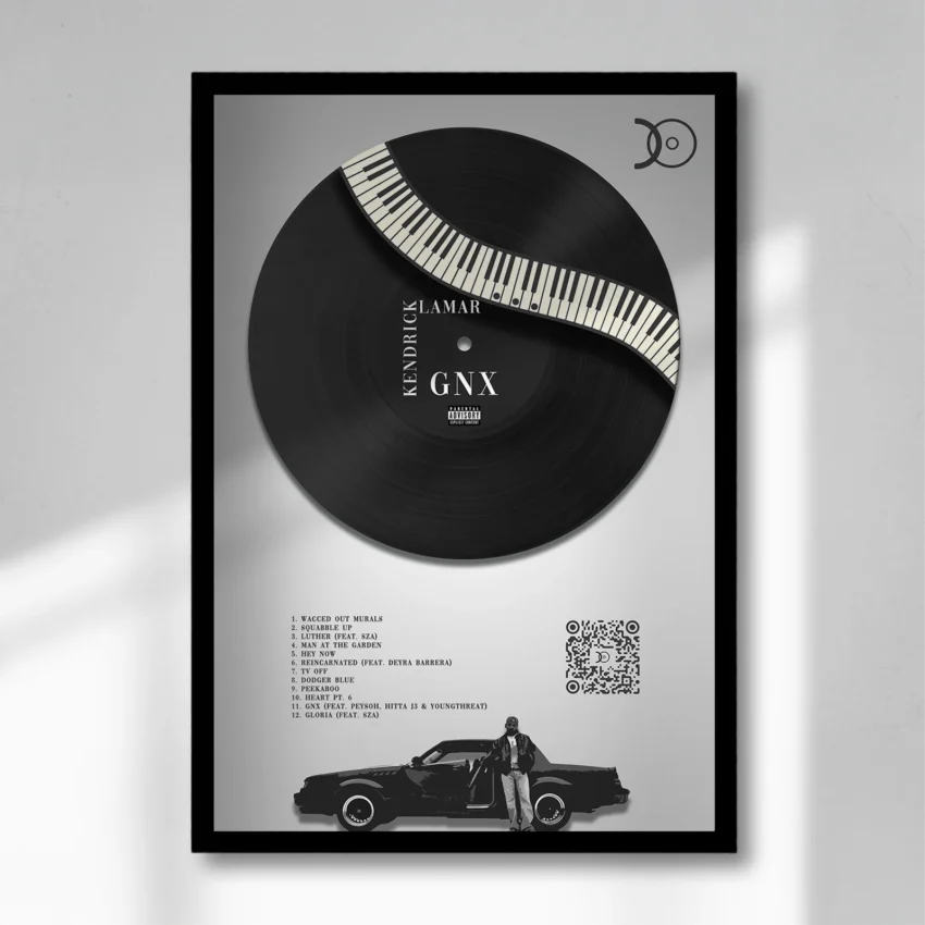 KENDRICK LAMAR – GNX VINYL WALL ART - Image 7