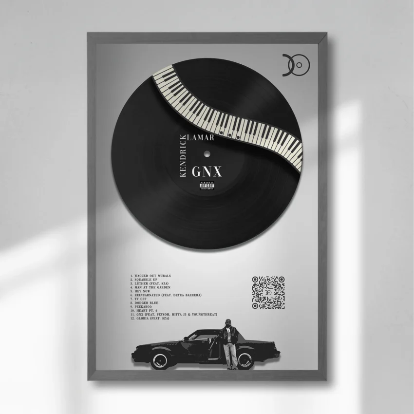 KENDRICK LAMAR – GNX VINYL WALL ART - Image 8