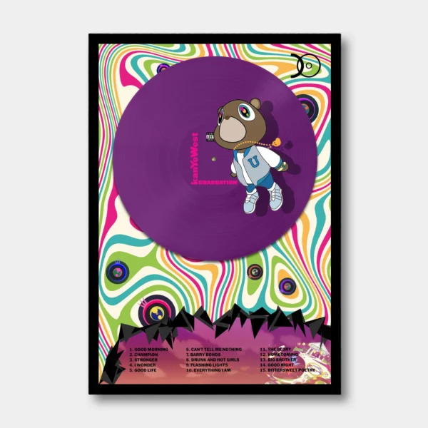 KANYE WEST – GRADUATION VINYL WALL ART