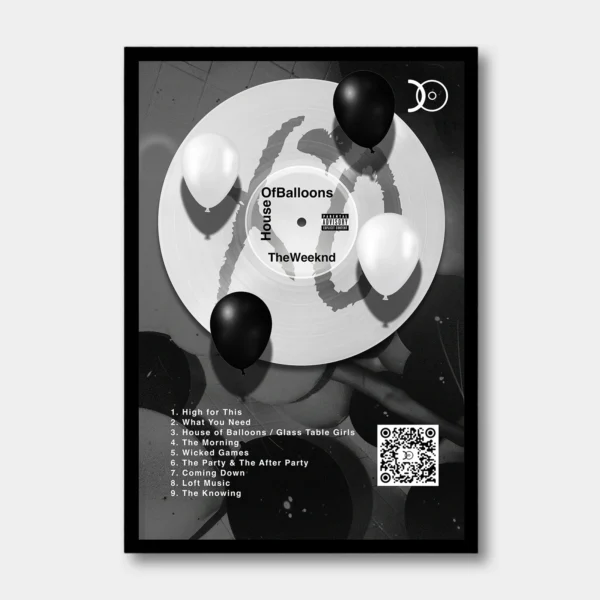 THE WEEKND – HOUSE OF BALLOONS VINYL WALL ART
