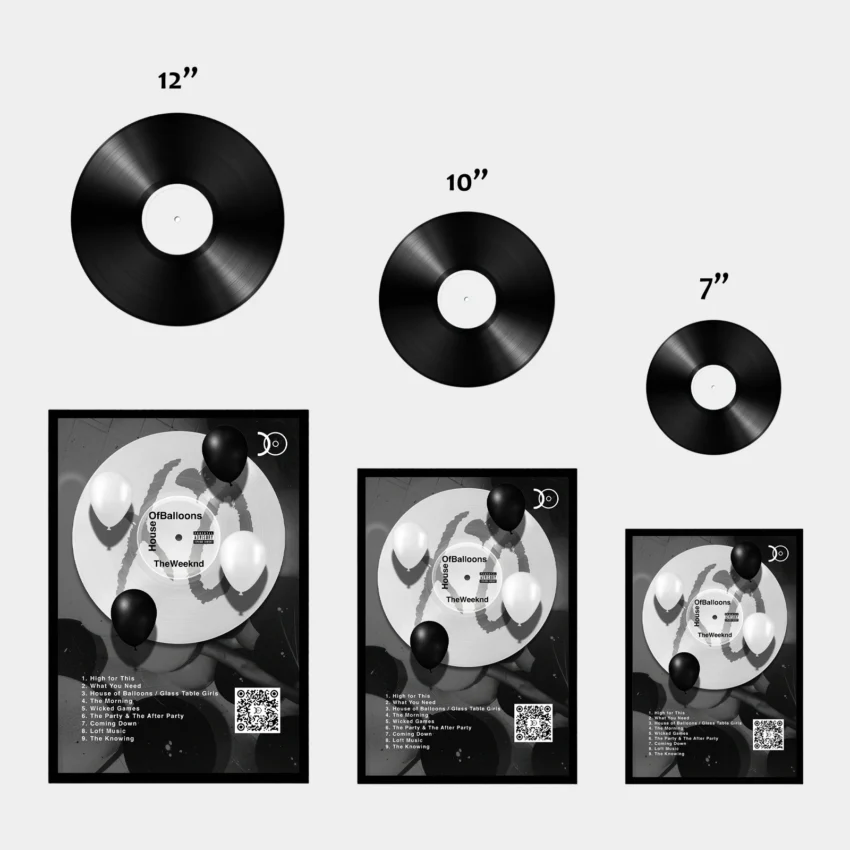 THE WEEKND – HOUSE OF BALLOONS VINYL WALL ART - Image 3