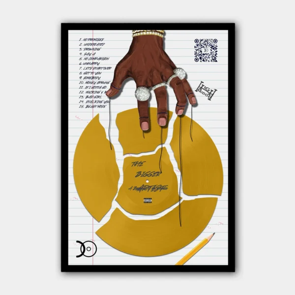 A BOOGIE WIT DA HOODIE - THE BIGGER ARTIST VINYL WALL ART