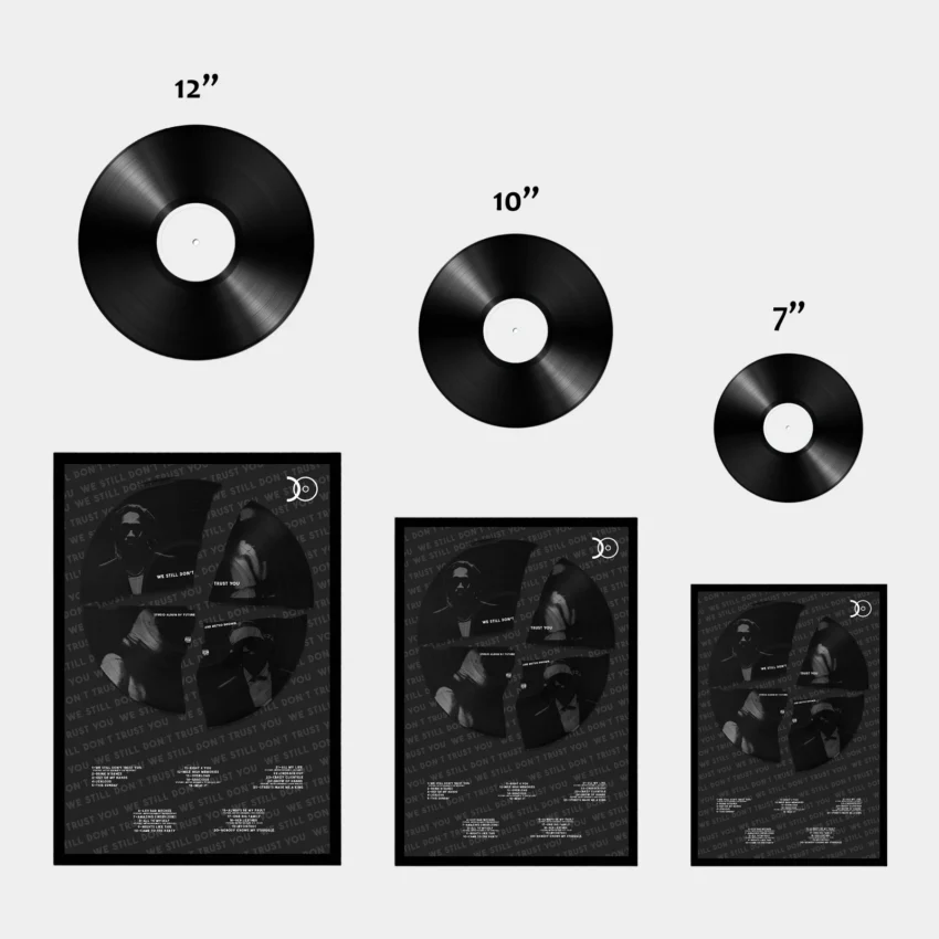 FUTURE & METRO BOOMIN – WE STILL DON’T TRUST YOU VINYL WALL ART - Image 3