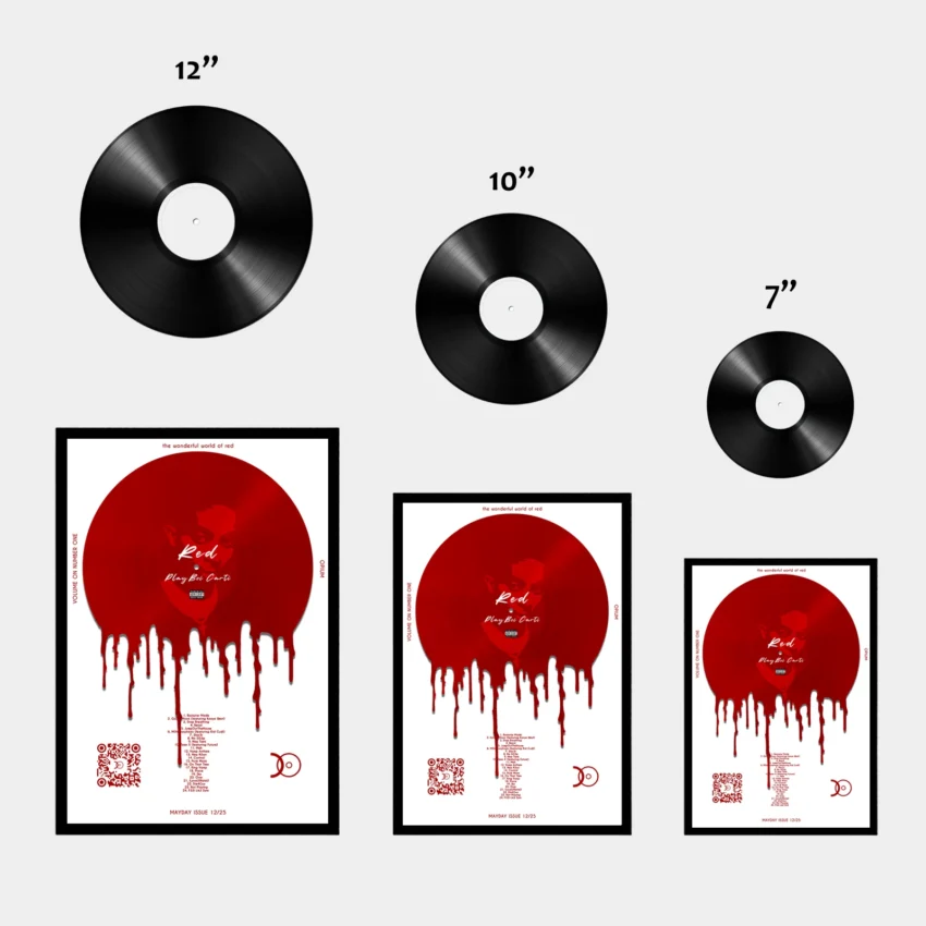 PLAYBOICARTI – WHOLE LOTTA RED VINYL WALL ART - Image 3