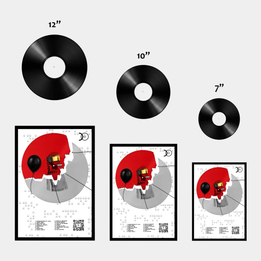 RIHANNA – ANTI VINYL WALL ART - Image 3