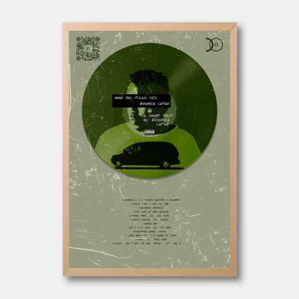 KENDRICK LAMAR – GOOD KID, M.A.A.D CITY VINYL WALL ART