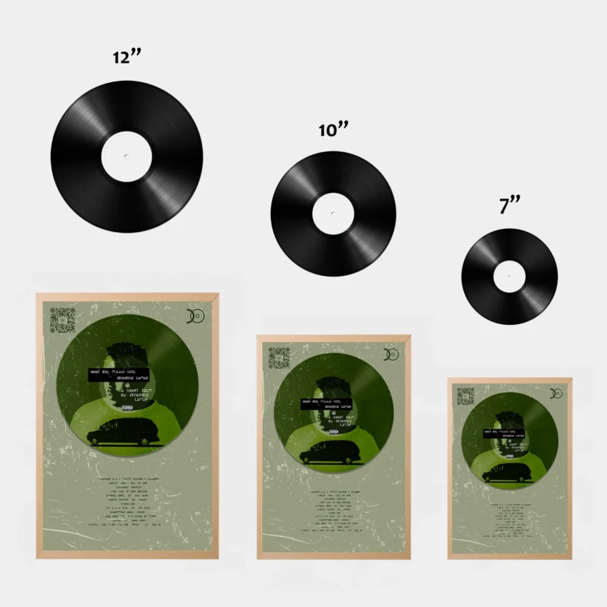 KENDRICK LAMAR – GOOD KID, M.A.A.D CITY VINYL WALL ART - Image 4