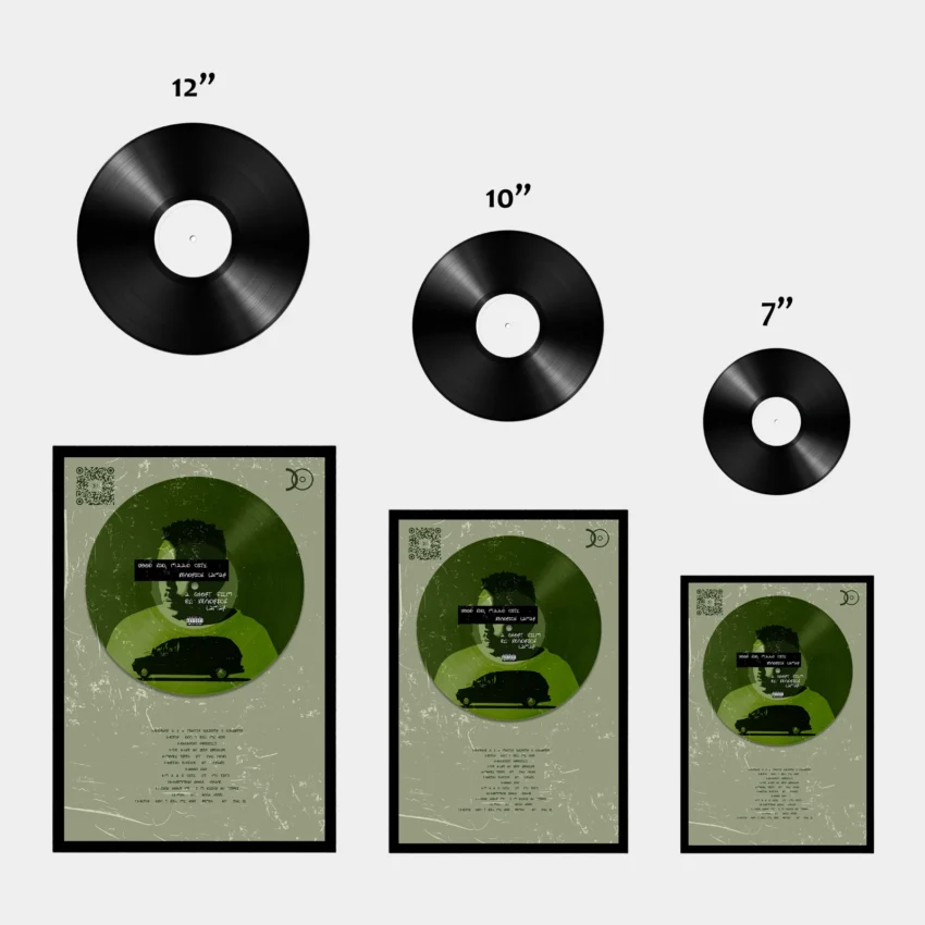 KENDRICK LAMAR – GOOD KID, M.A.A.D CITY VINYL WALL ART - Image 5