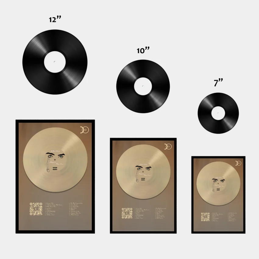 BILLIE EILISH – HAPPIER THAN EVER VINYL WALL ART - Image 3