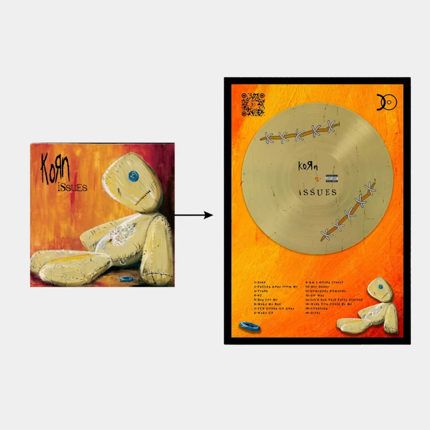 KORN – ISSUES VINYL WALL ART - Image 2