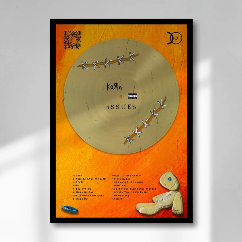 KORN – ISSUES VINYL WALL ART - Image 5