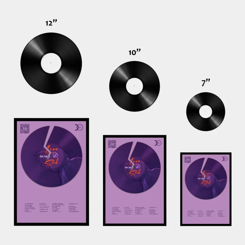 DON TOLIVER – LOVE SICK VINYL WALL ART - Image 4