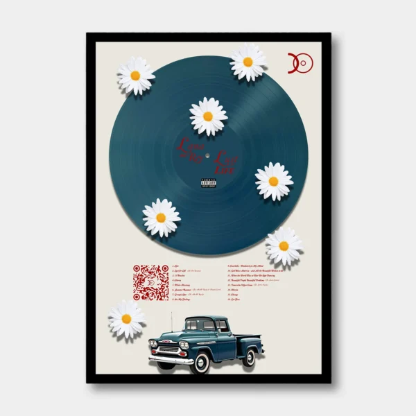 LANA DEL REY – LUST FOR LIFE VINYL WALL ART