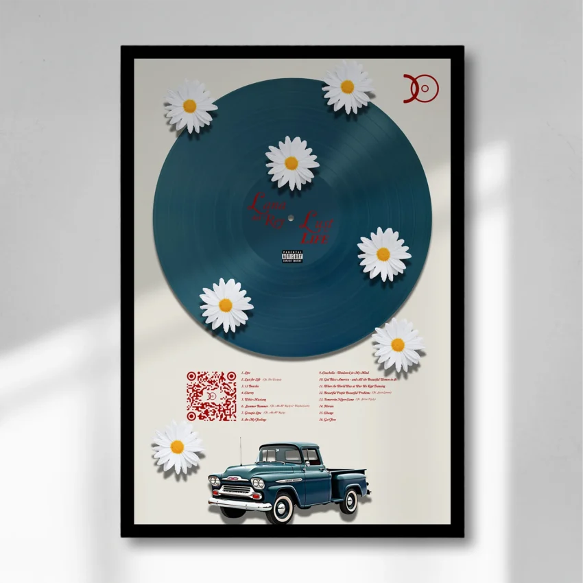 LANA DEL REY – LUST FOR LIFE VINYL WALL ART - Image 5