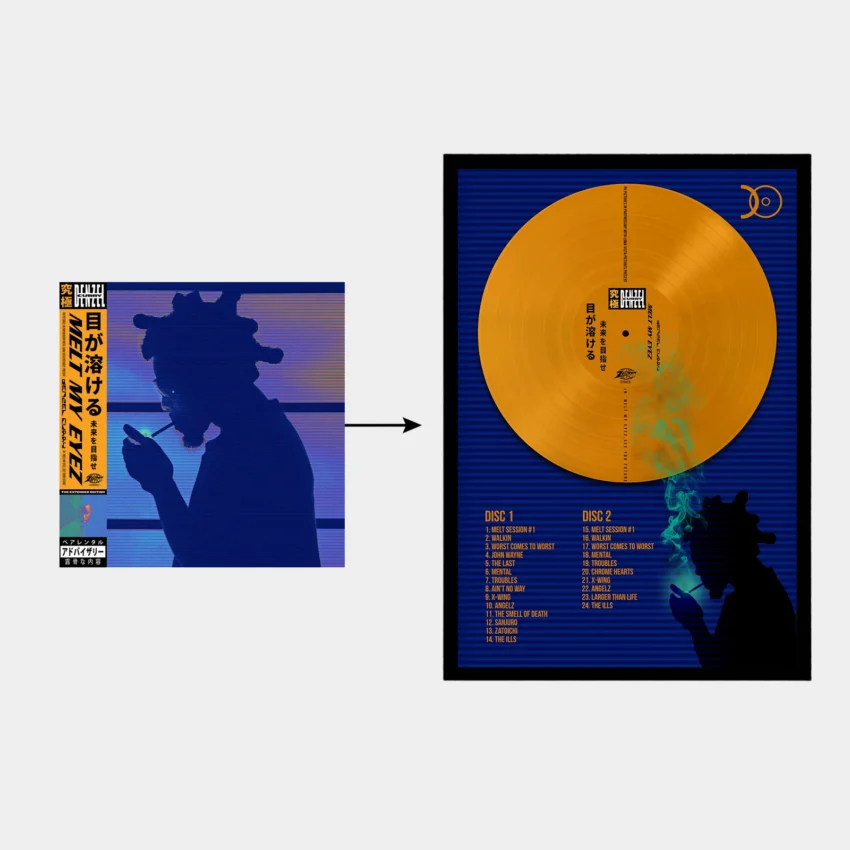 DENZEL CURRY – MELT MY EYEZ SEE YOUR FUTURE VINYL WALL ART - Image 2