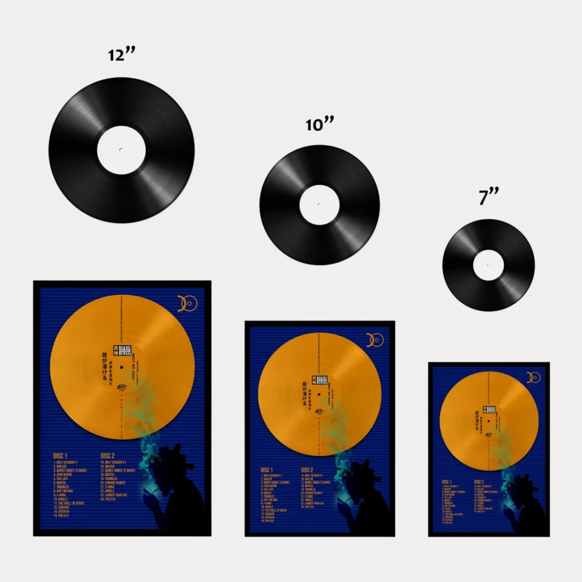 DENZEL CURRY – MELT MY EYEZ SEE YOUR FUTURE VINYL WALL ART - Image 3