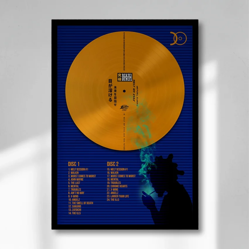 DENZEL CURRY – MELT MY EYEZ SEE YOUR FUTURE VINYL WALL ART - Image 4