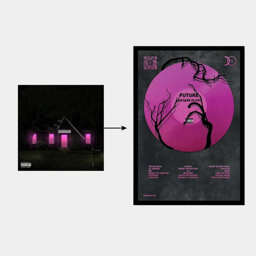 FUTURE – MIXTAPE PLUTO VINYL WALL ART - Image 2