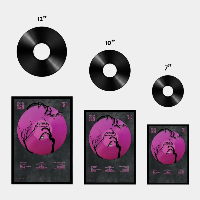 FUTURE – MIXTAPE PLUTO VINYL WALL ART - Image 3