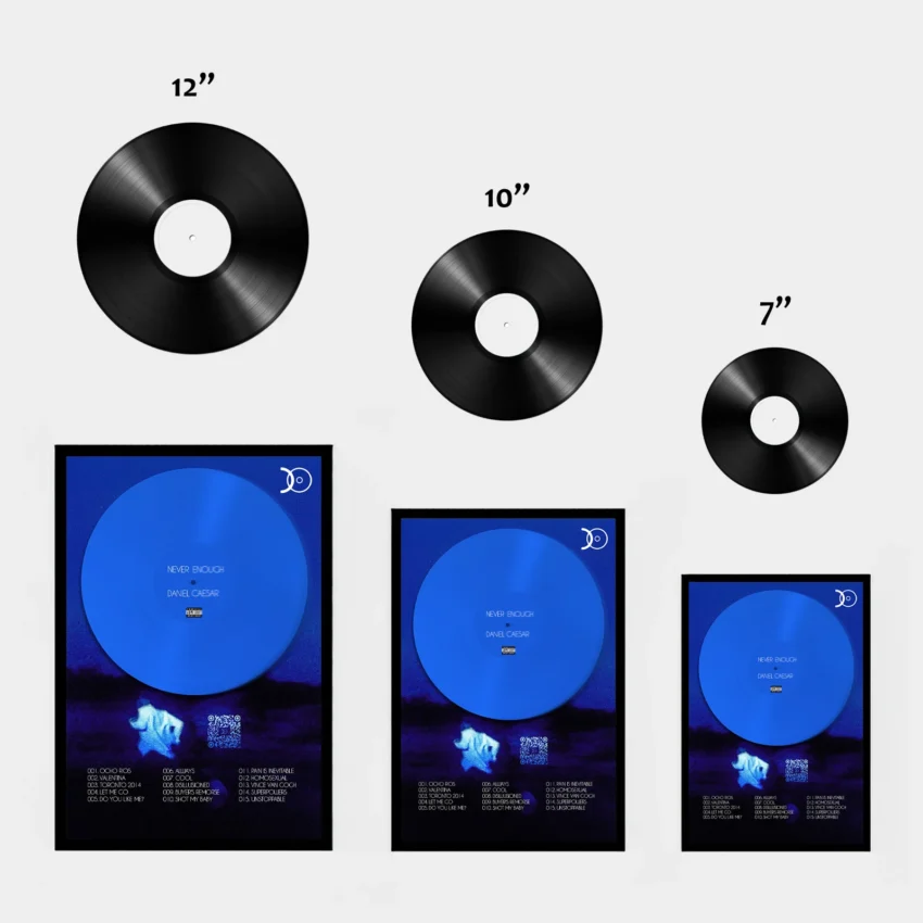 DANIEL CAESAR - NEVER ENOUGH VINYL WALL ART - Image 3