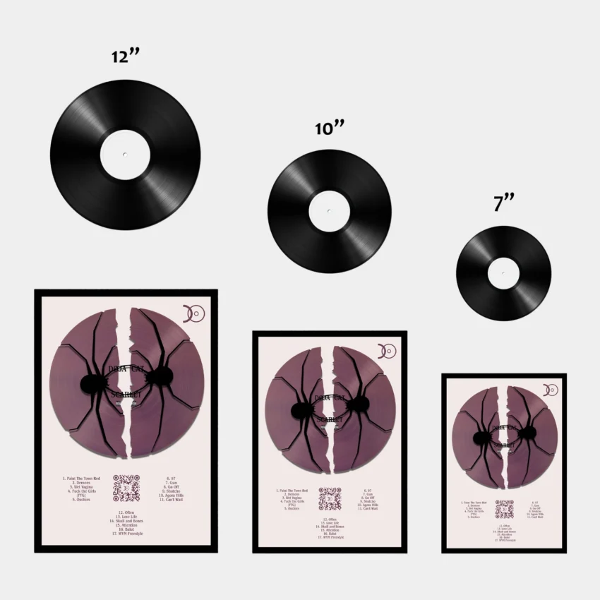 DOJA CAT – SCARLETT VINYL WALL ART - Image 3