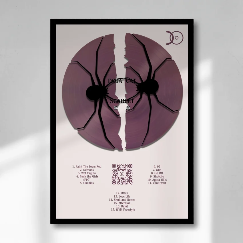 DOJA CAT – SCARLETT VINYL WALL ART - Image 5