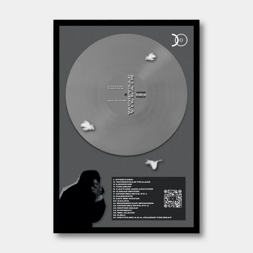 MF DOOM – VAUDEVILLE VILLAIN VINYL WALL ART