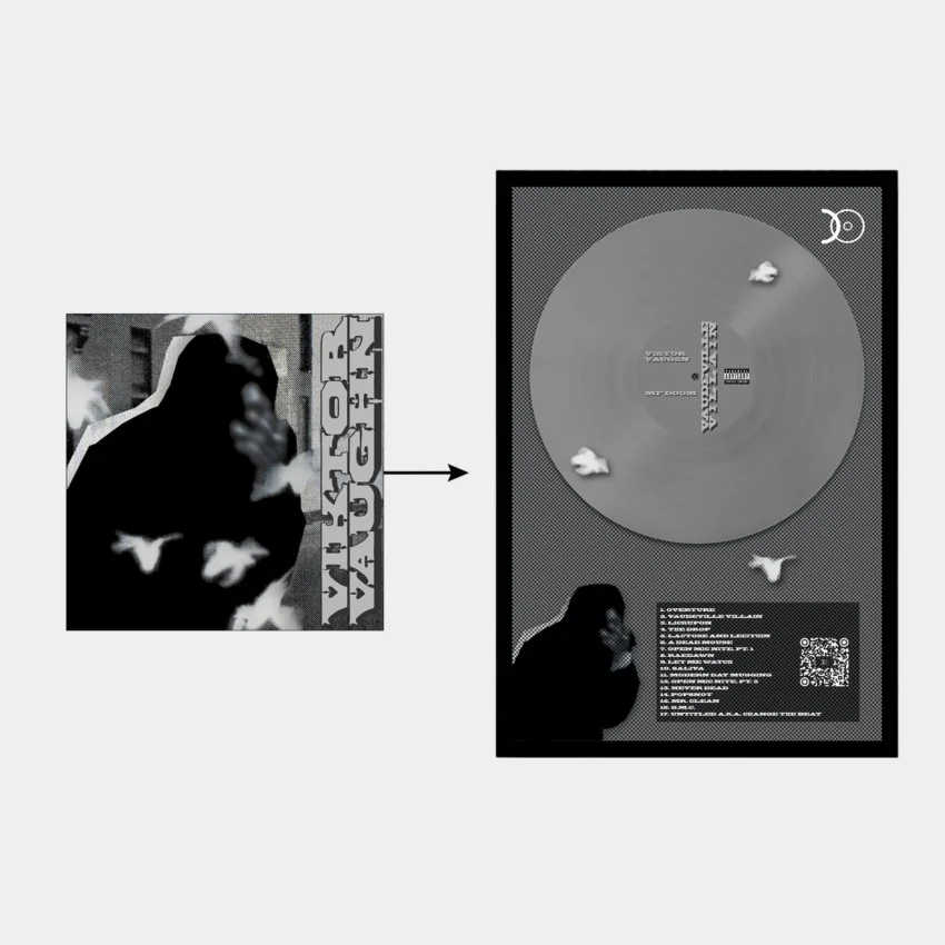 MF DOOM – VAUDEVILLE VILLAIN VINYL WALL ART - Image 2