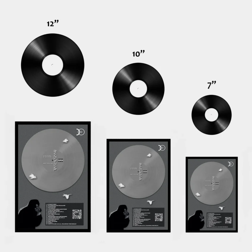 MF DOOM – VAUDEVILLE VILLAIN VINYL WALL ART - Image 3