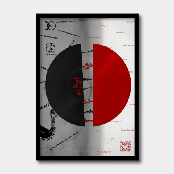 Make Love Out of Nothing at All - Vinyl Art